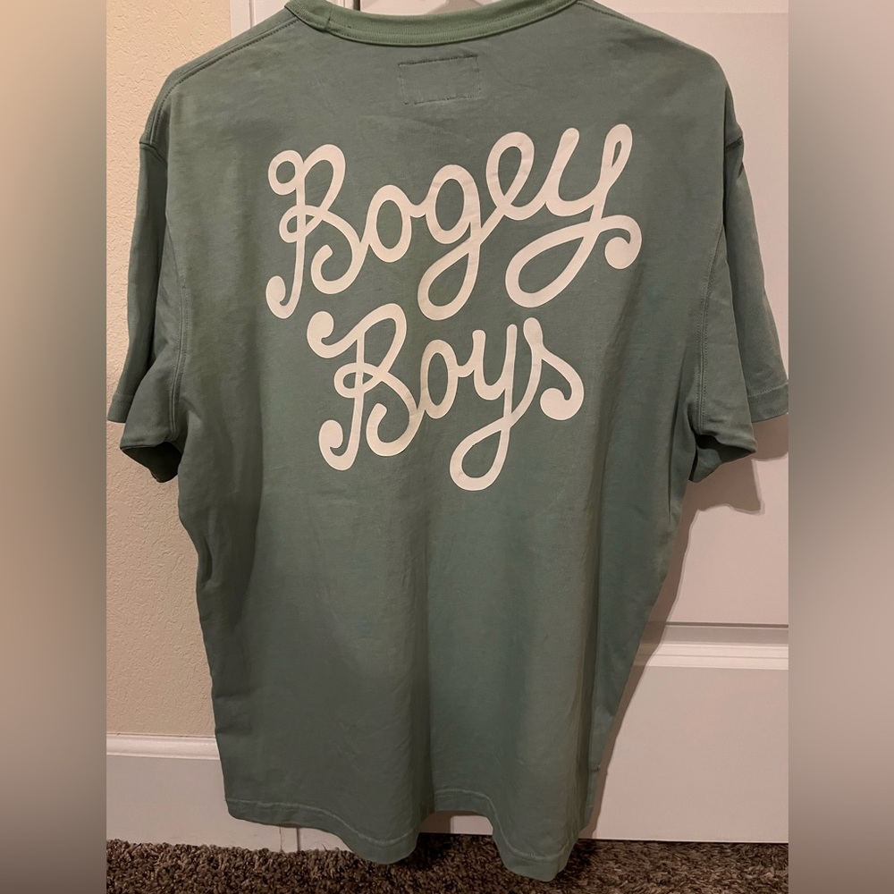 Bogey Boys Sz L Green Short Sleeve Tee Shirt